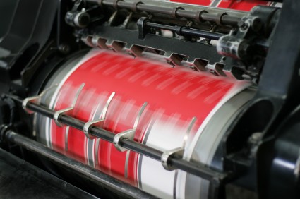 offset printing at full speed