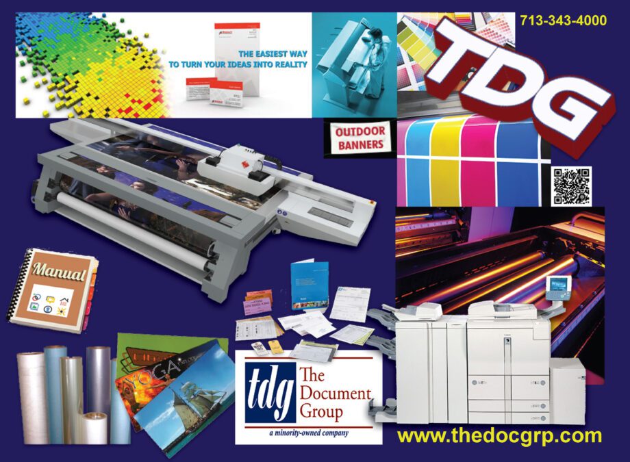 printing sales brochure showing samples of our products