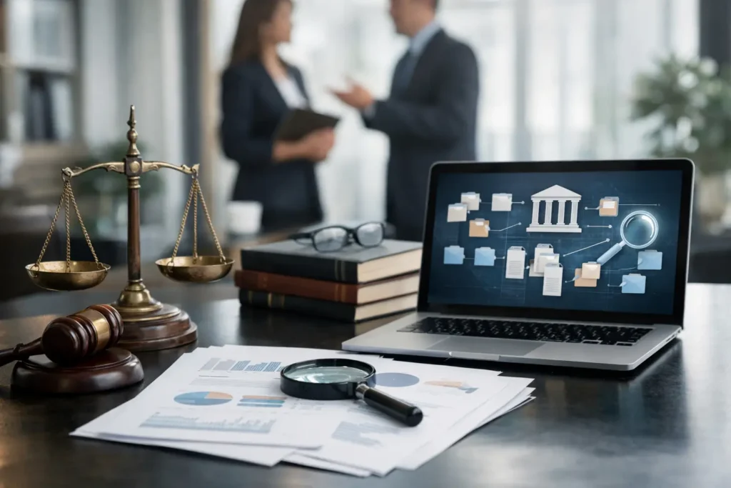 8 steps in a law firm discovery workflow example