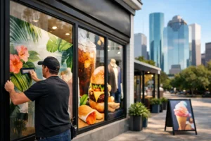 Custom Storefront Graphics Houston Businesses Need