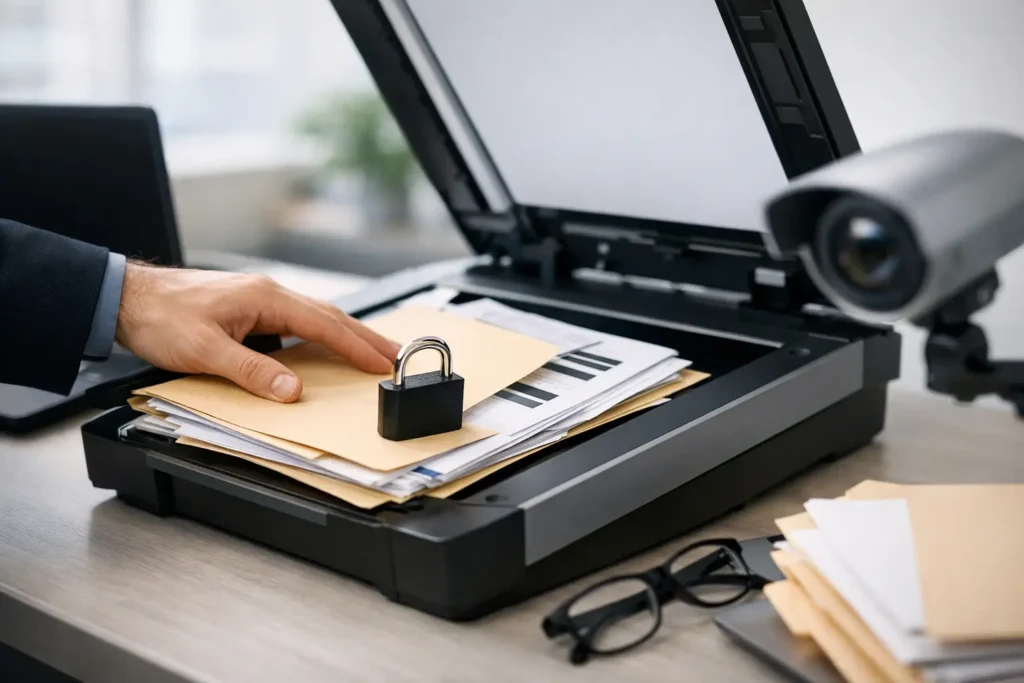 How to securely scan confidential business records