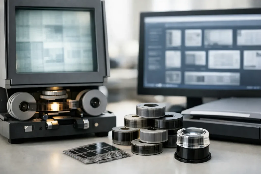 When microfilm scanning services make sense