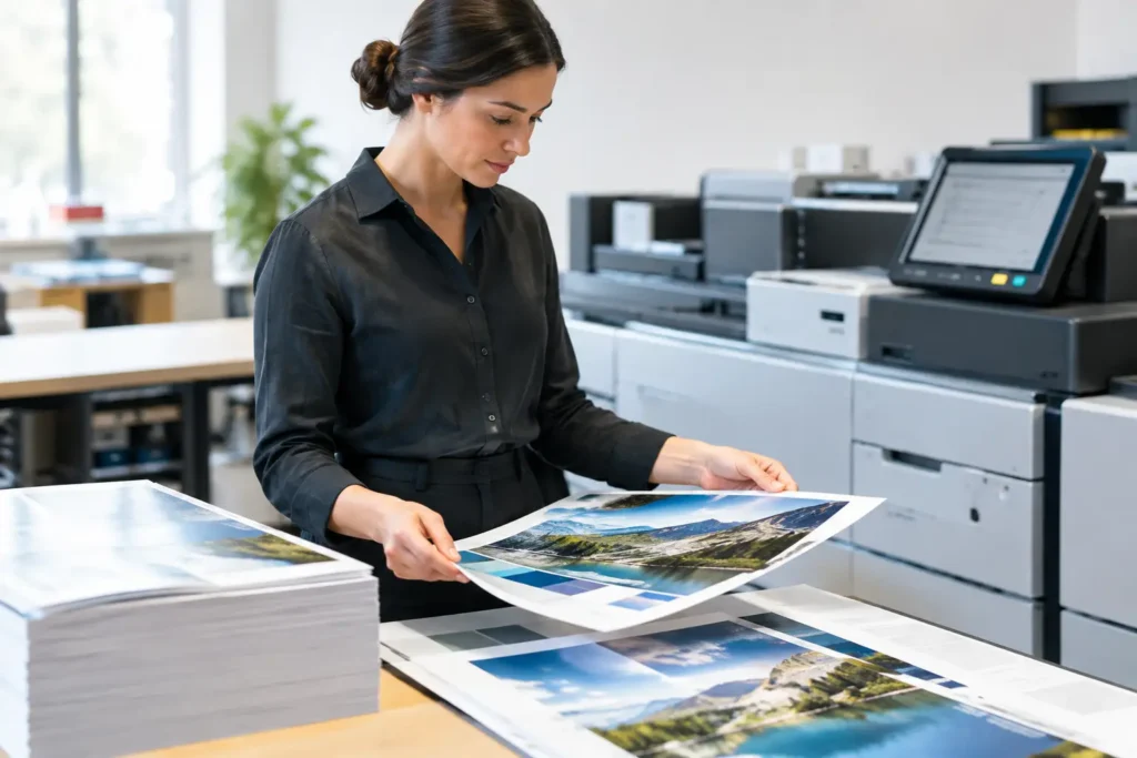 Commercial printing that keeps work moving