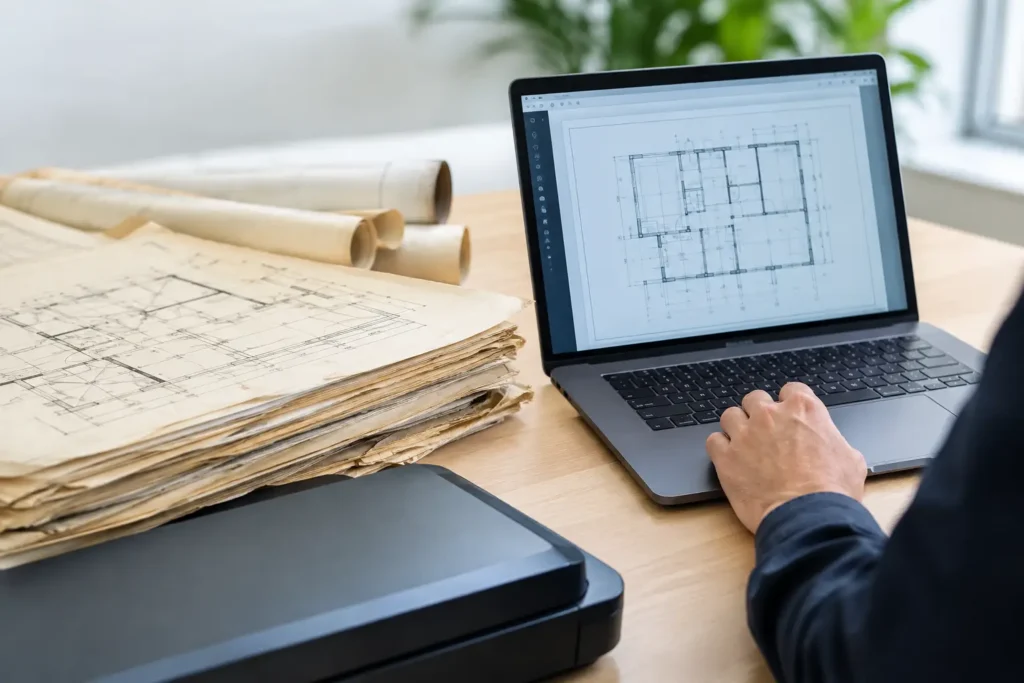 How to convert legacy drawings into files